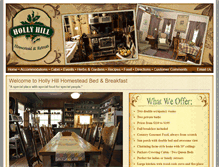 Tablet Screenshot of hollyhillhomestead.com